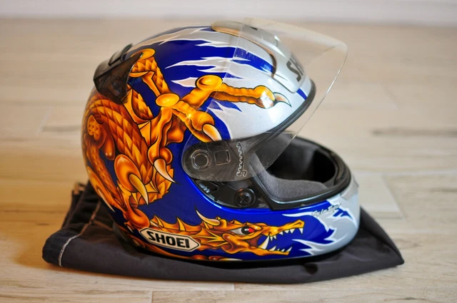 CASQUE MOTO SHOEI RF-900 motifs Troy Lee avec motif dragon taille