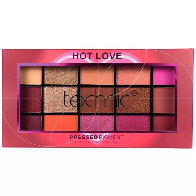 technic - Palette 15 fards à paupières Hot Love - 30g