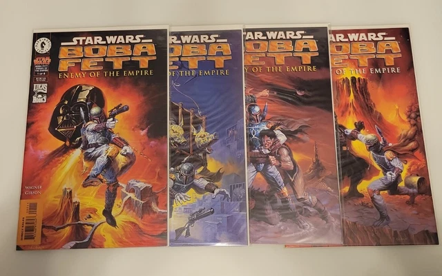 Dark Horse Star Wars Boba Fett ENEMY OF THE EMPIRE # 1 2 3 4  complete set MINT!