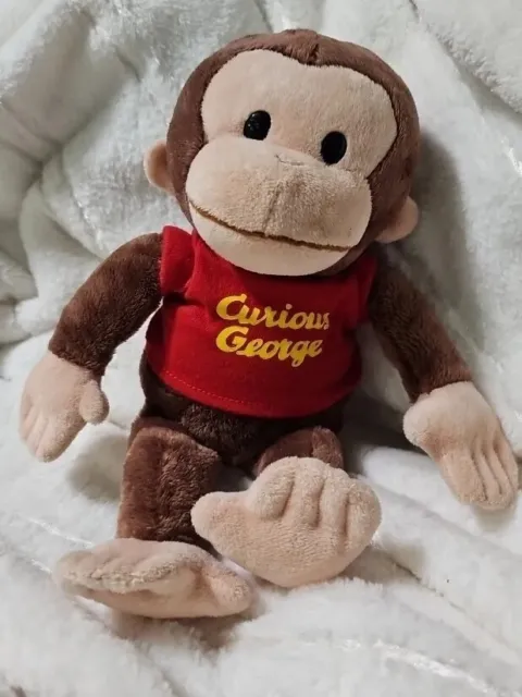 Gund Universal Studios Curious George Plush in Red Shirt Stuffed Animal 12 inch