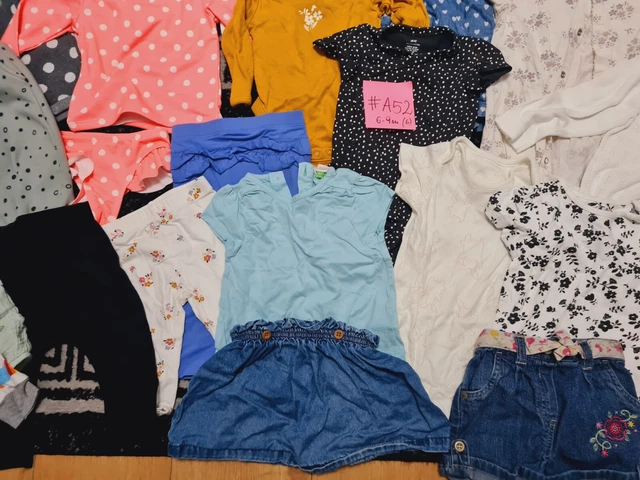 #A52💜 Huge Bundle Of Baby Girl Clothes 6-9months NEXT GEORGE M&S GAP H&M PRIMAR 3