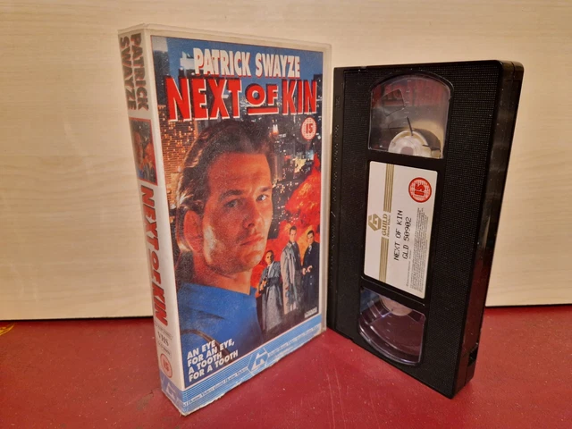 NEXT OF KIN - Patrick Swayze - PAL VHS Video Tape (A43) £1.99 - PicClick UK