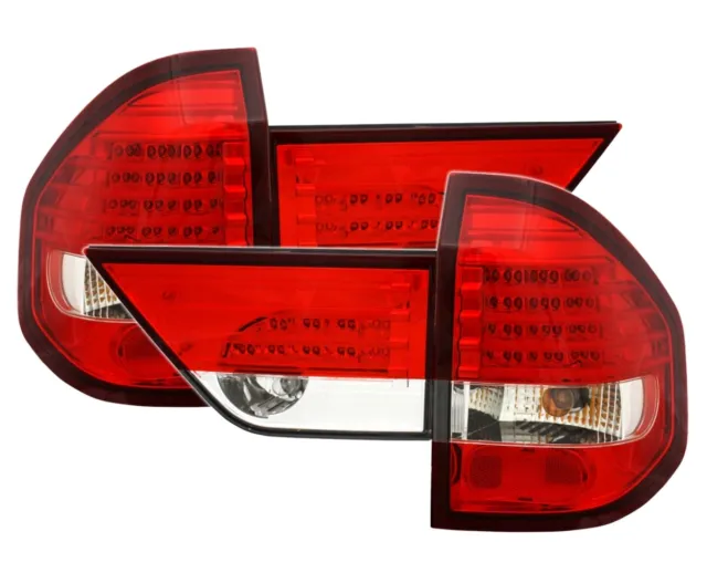 LED Rückleuchten Set in Rot Weiss für BMW X3 E83 Heckleuchten Rücklichter