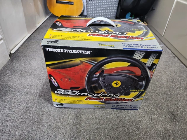 THRUSTMASTER FERRARI 360 Modena Special Edition Red Racing Wheel PS1/2 ...
