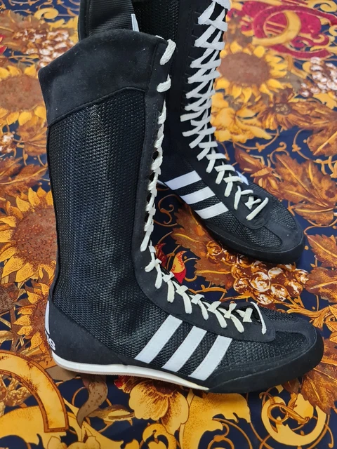 VINTAGE ADIDAS BOX-CHAMP Boxing Boots MADE IN GERMANY UK9.5  display picture 2
