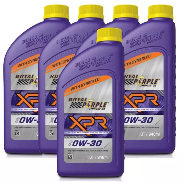 5LT Olio Motore Sintetico Royal Purple 0W30 XPR Racing Alte Prestazioni