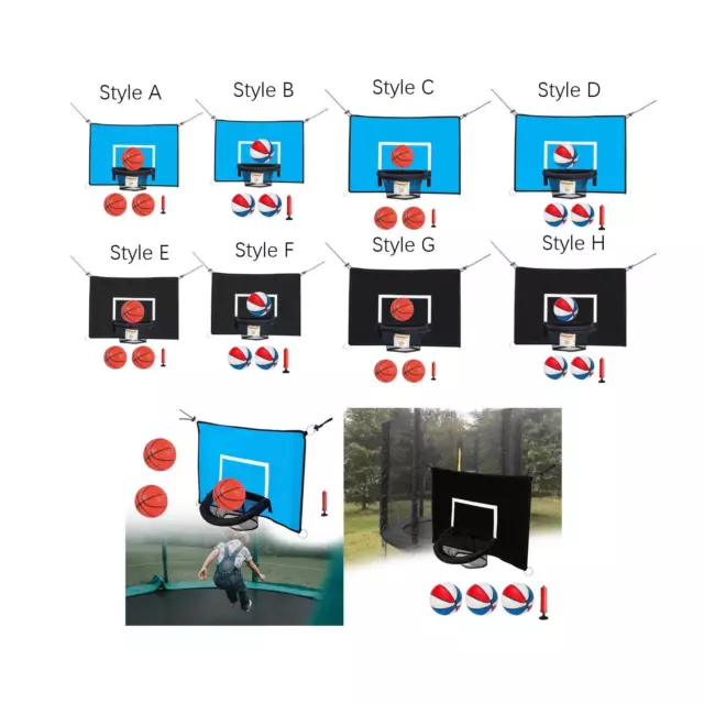 Mini panier de basket pour trampoline léger jardin jouet Sports de plein air