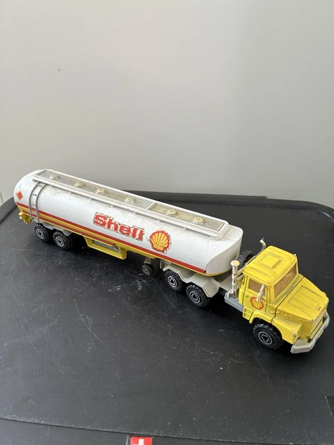 Camion Citerne Majorette White Petrol Company – 1/60, 1990s, France