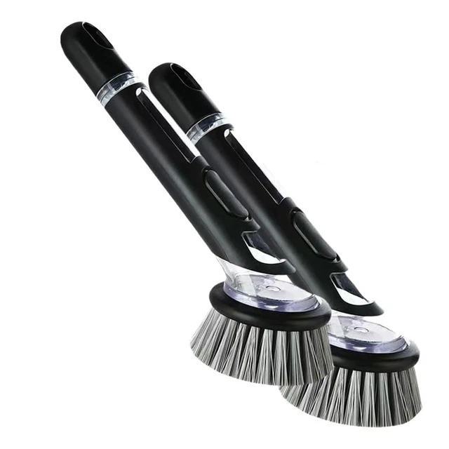 Brosse De Nettoyage Multifonctionnelle (lot De 6 Pièces, Gris/vert