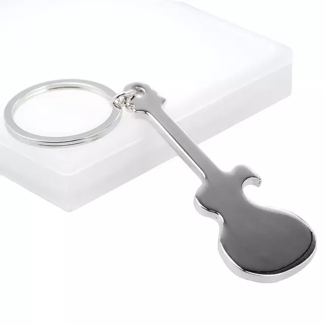 Ouvre-bouteille De Bière En Forme De Guitare Porte-clés Porte-clés