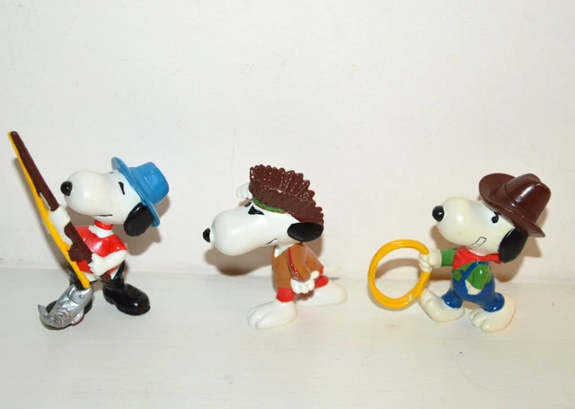 FIGURINES VINTAGE PEANUTS McDonald's Snoopy Chinois pvc EUR 4,90