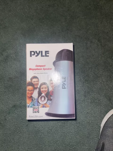 Pyle PMP21BL Compact & Portable Megaphone Speaker with Siren Alarm Mode, Battery