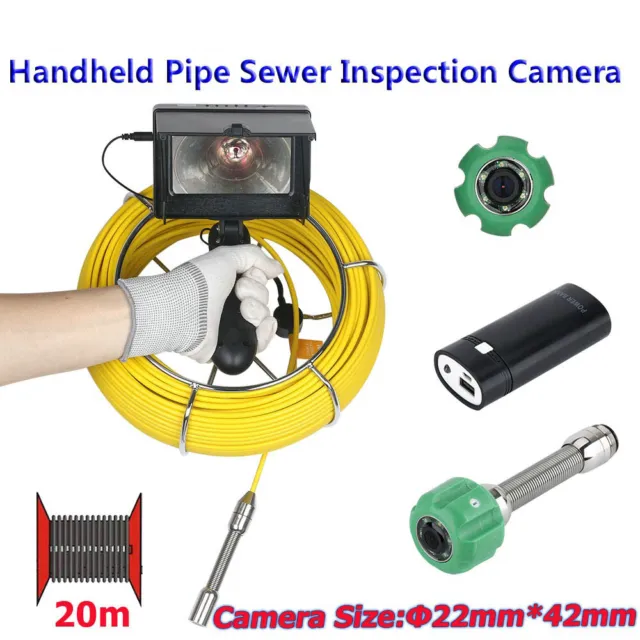 22mm 4.3Inch Pipeline Inspection Camera Drain Sewer Industrial Video Endoscope