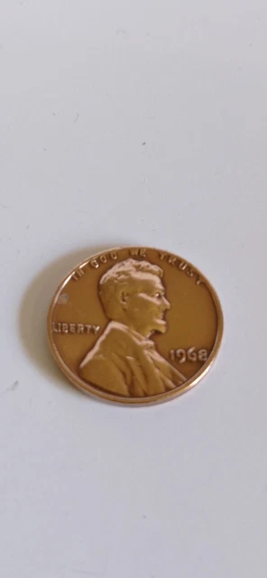 Moneda De Un Centavo / De Usa - 1968  /  De Cobre   /  Con Fallo De Acuñacion