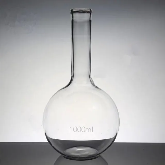 Clear Boiling Flasks Laboratory Equipment  Chemistry Experiment Test