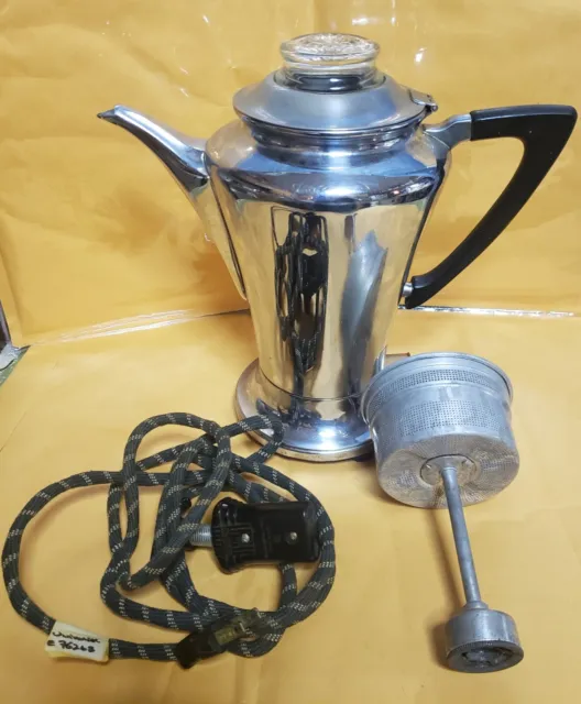 Vintage Universal LANDERS FRARY & CLARK Electric Coffee Percolator Model  E9146