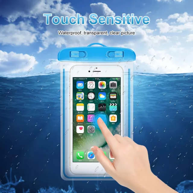 Waterproof Floating Pouch Dry Case Cover For iPhone Cell Phone Touchscreen Lot 3