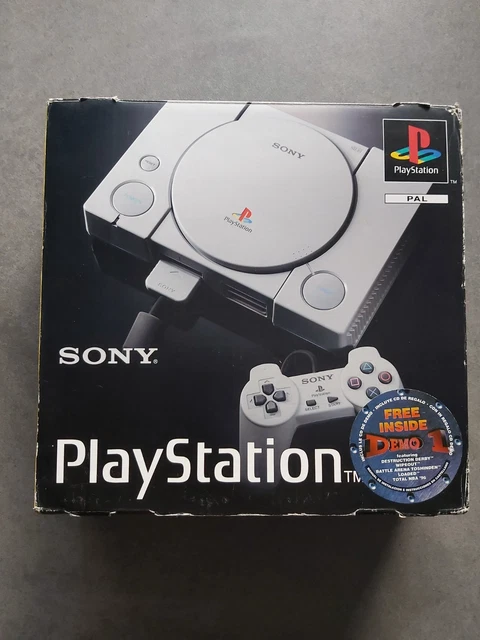 PS1 - Konsole SCPH-1002 + Controller + Zubehör (mit OVP) (gebraucht