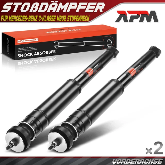 2x MONROE STOSSDÄMPFER MIT FEDERN VORNE KOMPLETT VORMONTIERT FÜR MB A B