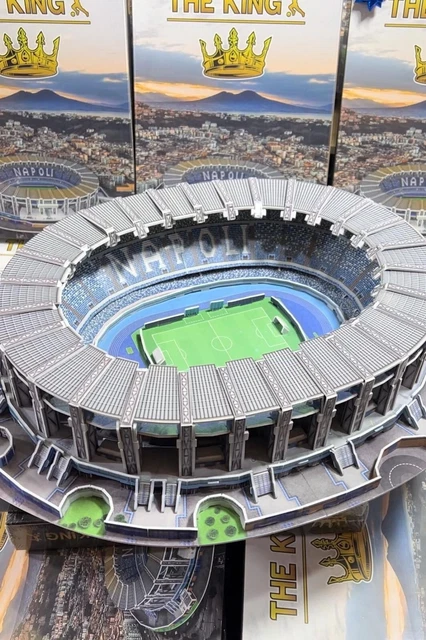 Puzzle 3D Stade De Football AC Milan - Grande Taille 30x23 Cm - 113 Pièces