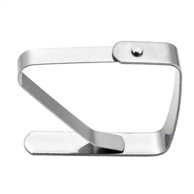 4pcs Stainless Steel Anti-slip Tablecloth Clamps ^^