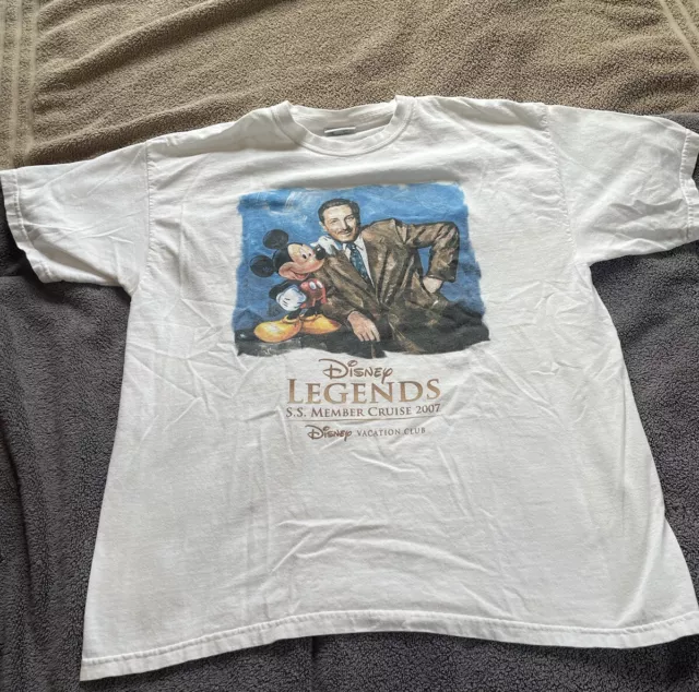 2007 Disney Legends Member Cruise T Shirt Unisex Adult Size XL Vacation Club 2007 Disney Legends Member Cruise T Shirt Unisex Adult Size XL Vacation Club