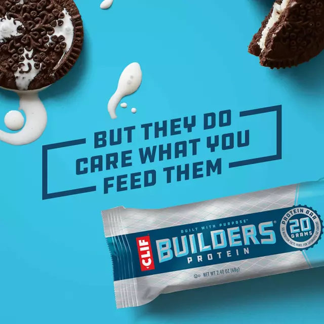 CLIF BUILDERS - Protein Bars - Cookies and Cream - 20g 12 Count (Pack of 1) 3