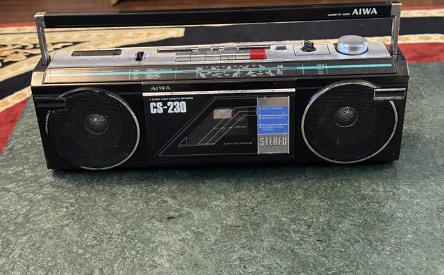 AIWA CS-660-H BOOMBOX Ghettoblaster Radio Fonctionne, lecteur de