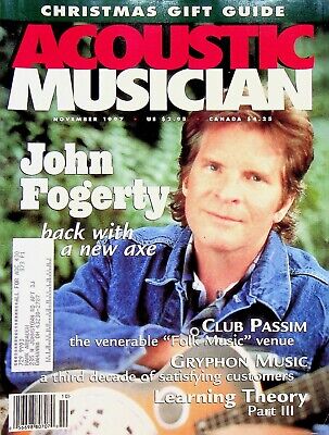 Acoustic Musician Magazine Nov 1997 John Fogerty Back With A New Axe m1765