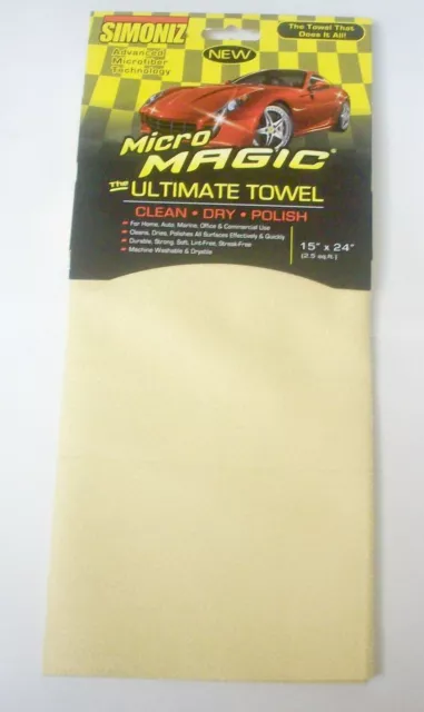 Car Wash and Dry Microfiber Cleaning and Drying Towel Pad Compare to Chamois