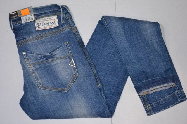 Jean Femme Meltin'Pot Maryon Taille 40 (W30) – Bleu Neuf Avec étiquettes
