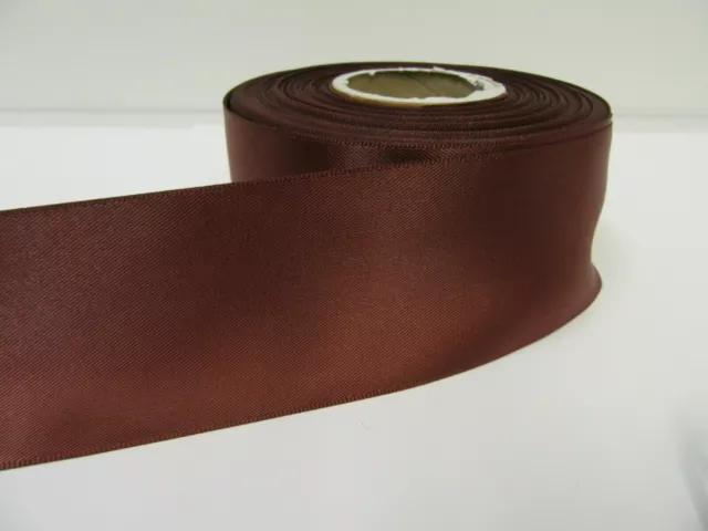 Ruban Satin Luxe double face  50mm Scrapbooking mercerie embellissement Lot 2 M
