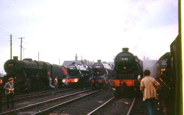 ORIGINAL COLOUR SLIDE of 45156 LMR Black 5 steam loco £1.99 - PicClick UK
