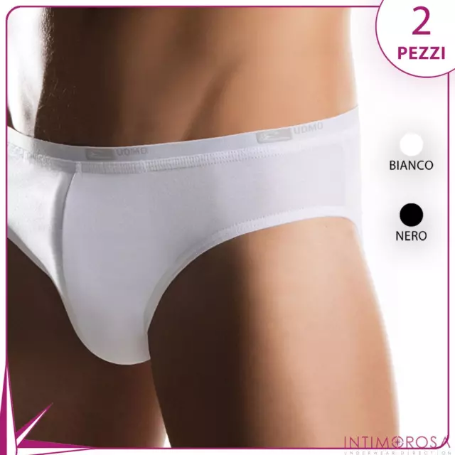 Slip uomo Cotonella GU016  vita bassa cotone 2 pz