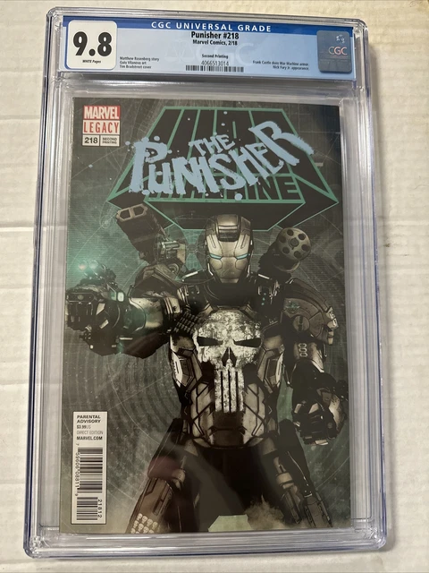 Punisher #218 2nd Print CGC 9.8 (Marvel 2/18) Frank Castle in War Machine armor