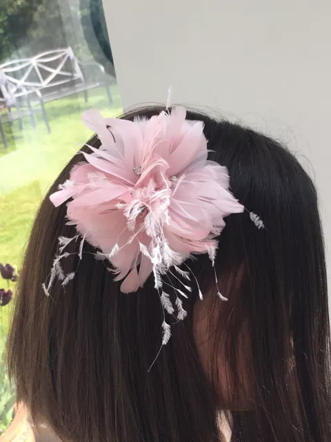 Pink Wedding/Day at the Races Hair Fascinator,  worn Once.