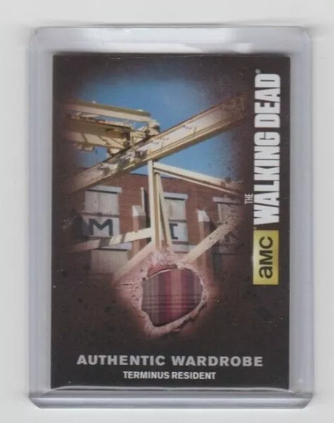 Walking Dead Season 4 Part 2 Terminus Resident Wardrobe Card #M49  Plaid Pattern