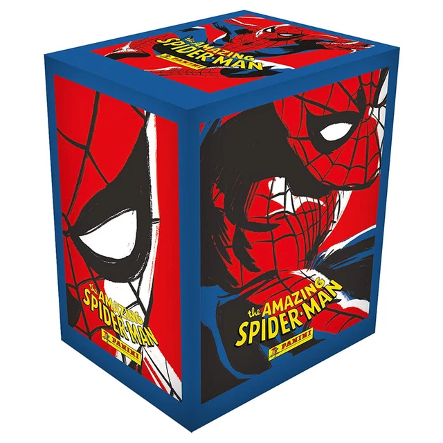 PANINI AMAZING SPIDERMAN 60th Anniversary Sticker Collection Box of 36
