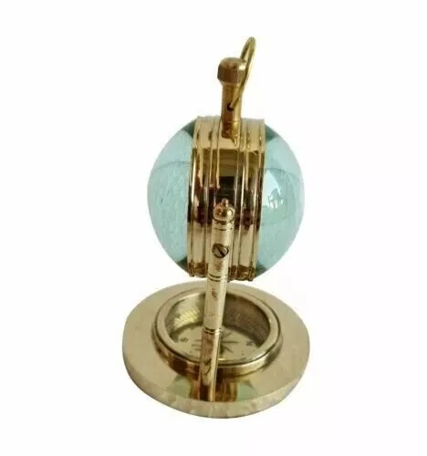 Relógio De Mesa Retrô Metal Vidro Daniel&ashley Clock White | Frete grátis