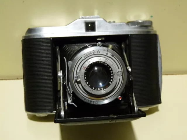 Agfa Isolette V Klapp-/Sucherkamera mit Objektiv Agfa-Agnar, Verschluss Pronto