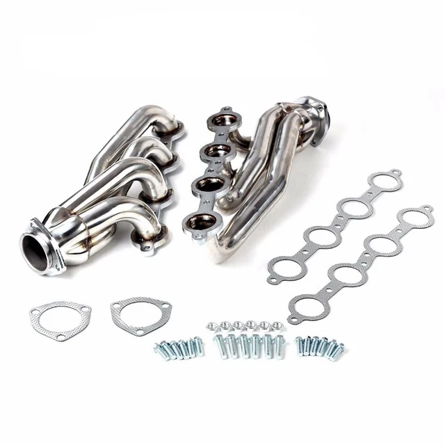 For Chevy Chevelle Camaro LS1 LS2 LS3 LS6 LS7 Steel Exhaust Headers 2010-2015
