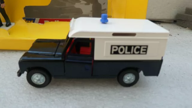 Dinky Toys Gb Ref 277 Land Rover Police Tres Bon Etat + Boite D Origine