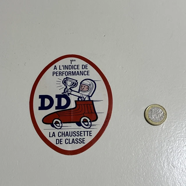 AUTOCOLLANT STICKER CHAUSSETTES DD la Chaussette De Classe x