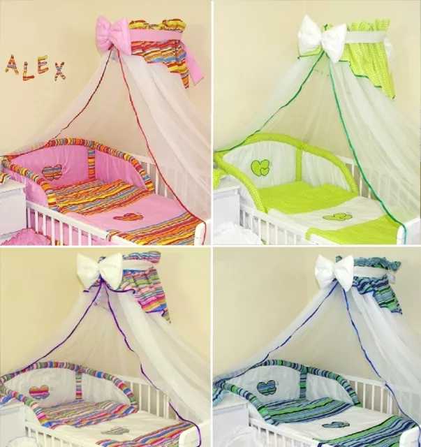 Stunning   Baby Cot / Cotbed Canopy Drape & Holder