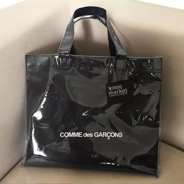 Comme des garcons shirt pvc kraft paper messenger tote bag 2025