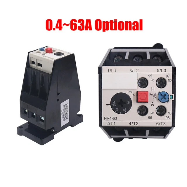 THERMAL OVERLOAD RELAY 0.463A 3 Phase Adjustable Relays Over Current