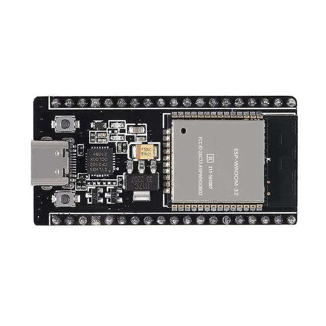 Lot De 2 Cartes ESP32 NodeMCU – WiFi + Bluetooth Dual Core, Type C, Puce CH340C, Pour Projets électroniques