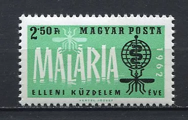 31869) HUNGARY 1962 MNH** Malaria - WHO 1v Scott# 1461