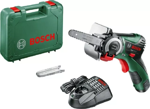 Bosch EasyCut 12 - Sierra de cadena a bateria de 12 V y 2,5Ah,