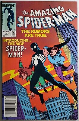 Amazing Spider-Man #252 1st Black Costume Key Issue 1984 VF/NM 9.0 *Newsstand*